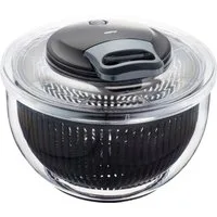 GEFU Salatschleuder PULLIT, (3-tlg., Schüssel, Siebeinsatz, Deckel), Seilzugantrieb