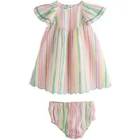 Next Blusenkleid Baby-Kleid aus Webmaterial und Höschen im 2er-Set (2-tlg)