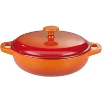 GSW Schmortopf Orange Shadow, Gusseisen (1-tlg), Induktion