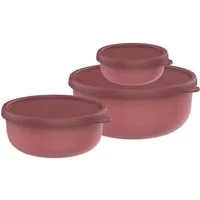 Mepal Aufbewahrungsbox Mepal Lumina 2.5 l Mikrowellengeschirr set 3-teilig - Vivid mauve