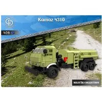 Gamedealer Spielzeug-LKW Kamaz 4310 Tankwagen LKW Klemmbausteine Modell 1:25 428 Teile, (428-tlg)