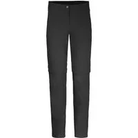 Bergson Outdoorhose AALBORG Vario Zipp-Off (slim) Damen Wanderhose, recycelt, elastisch, sportlich, Normalgrößen, schwa