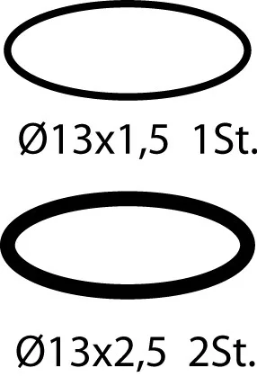 Ideal Standard O-Ring-Set 13x1,5 u. 13x2,5 A860836NU