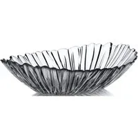 Pasabahce Schale 10611 Aurora Tafelaufsatz Glas, Oval, 33 x 26 cm Salatschale, (1-tlg)