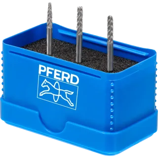 PFERD TOOLS Hartmetall Hochleistungsfrässtift Set 1403 ALLROUND 3-tlg. 3mm Schaft 3mm universal grob - 21901403
