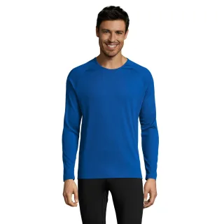 SOLS - T-Shirt für Herren - Sport Langärmlig (Königsblau)