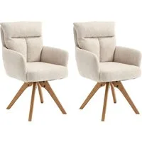 Home affaire Esszimmerstuhl Monaco (Set, 2 St), verschiedene Gestelle wählbar, Belastbar bis 120 Kg