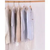 BAYLI Kleiderschutzhülle 20er Set Kleiderschutzhülle Transparent - Mantelschutz durchsichtig -