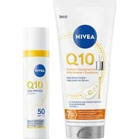 Nivea Hautpflege-Set NIVEA Q10 Body Serum-Lotion 200 ml + Q10 Daily UV-Fluid 40 ml, 2-tlg.