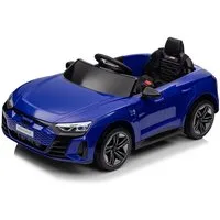LALAHO Elektro-Kinderauto Elektro-Kinderauto,Kinderfahrzeug,Fernbedienung,Musik,Licht, verstellbarem Sicherheitsgurt und Audi RS e-tron GT Design