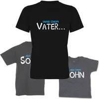 G-graphics T-Shirt Wie der Vater & so der Sohn (Familienset, Einzelteile zum selbst zusammenstellen) Kinder- & Erwachsenen-T-Shirt-Set mit Frontprint