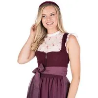 MarJo Dirndl Cord Dirndl 2tlg. - LICHTENFELS - granatapfel