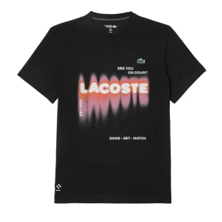 Lacoste - "Daniil Medvedev" T-Shirt für Herren (Schwarz)