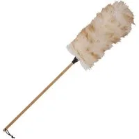 Bürstenhaus Redecker Staubwedel Lammfellstaubwedel ca. 70 cm mit Holzgriff (1-St)