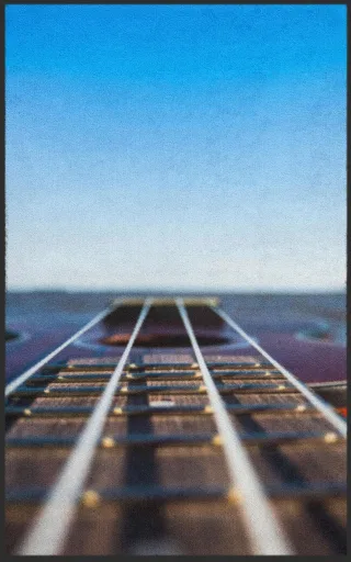 Fussmatte Gitarre 7336 | Größe: 60 cm x 90 cm
