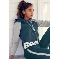 Bench. Loungewear Kapuzensweatshirt mit farblich abgesetzten Ärmeln und Logodruck, Loungewear