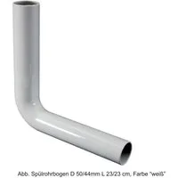SANIT Unterputz-Spülkasten Spülrohrbogen D 50/44mm L 23/23 cm, weiß