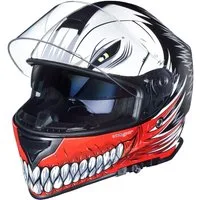 rueger-helmets Motorradhelm RT-824 Integralhelm mit Sonnenvisier 1380 Gramm schwer XS-XL