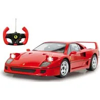 Jamara RC-Auto Deluxe Cars, Ferrari F40, 1:14, rot, 27MHz, mit LED-Licht