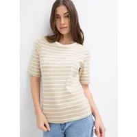 bonprix T-Shirt Halbarm, aus reiner Baumwolle