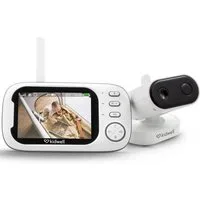 COIL Video-Babyphone Babyphone mit Kamera, Video Baby Monitor, Nachtsichtmodus, 8 beruhigende Schlaflieder, VOX-Modus, bis zu 300 Meter, Temperaturanzeige, 3,5"-LCD-Bildschirm (1280 x 720p)