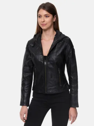 Tazzio Damen Lederjacke