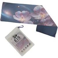 speecheese Sporthandtuch Pastellfarbene Blumen Eishandtuch für Träumer