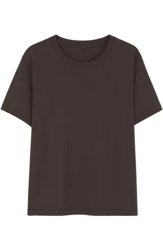 VERO MODA - VMBELLIS SS T-SHIRT NOOS Chocolate Torte - Gr. - S