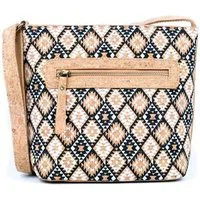 Goodman Design Umhängetasche Bedruckte Umhängetasche für Damen mit Kork, Stabile Verarbeitung und angenehme Haptik