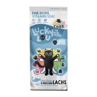 Lucky Lou Trockenfutter Katze, Adult, Geflügel und Lachs 2x3 kg
