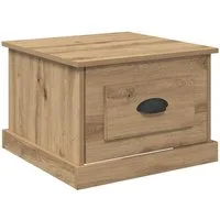 vidaXL Couchtisch Couchtisch Artisan-Eiche 50 x 50 x 35 cm Holzwerkstoff (1-St)