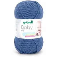 Gründl Wolle Baby uni 50g Babywolle zum Stricken und Häkeln Häkelwolle, 150,00 m (Strickgarn, Handstrickgarn, Strickwolle, hautfreundlich, spreichelecht), weich und pflegeleicht