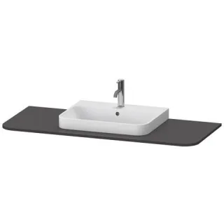Duravit Happy D.2 Plus Konsole Graphit Supermatt 1300x550x16 mm - HP031KM8080 HP031KM8080