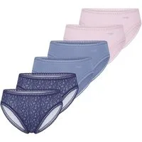 sloggi Midislip 6er Pack GO Crush (Spar-Set, 6-St) Slip - Baumwolle - Atmungsaktiv - Komfortabel und atmungsaktiv