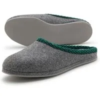 Pantoffelmann Filzpantoffel Gummisohle Herren Damen Filzlatschen Filz Hausschuh warm Pantoffel (1 Paar) Filzpantoffeln, Gästepantoffel besonders leicht