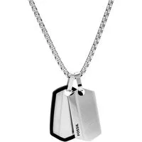 Fossil Kette mit Anhänger Schmuck Geschenk Edelstahl Halskette VINTAGE CASUAL