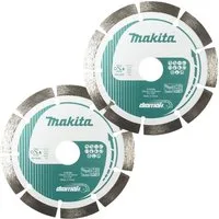 Makita Diamanttrennscheibe 2x Diamak Diamanttrennscheibe 125 x 22,23 mm (2x D-80086)