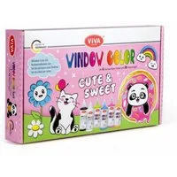 Viva Decor Kreativset Kids Window Color Set - Let it snow