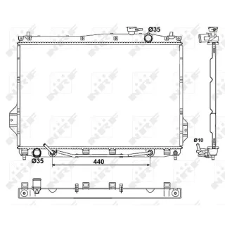 NRF Motork?hler gel?tet Hyundai Ix55 3,8