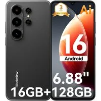 blackview Blackview Android 16 6,88'' 5000mAh 32MP 6GB+128GB Dual SIM Smartphone (6.88 Zoll, 128 GB Speicherplatz, 32 MP Kamera, Fingerabdruck, Dual SIM 4G, Android 16)