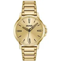 HUGO Quarzuhr #SMOOTH 1530420, Armbanduhr, Herrenuhr, Edelstahlarmband, analog
