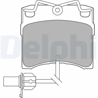 Delphi Bremsbel?ge vorne VW Transporter T4 PR Nr. 1LU LP1535