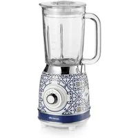 Ariete Standmixer 583 Capri, 1000 W, Glasbecher 1,5 Liter, 4 Edelstahl Klingen, 4 Geschwindigkeitsstufen