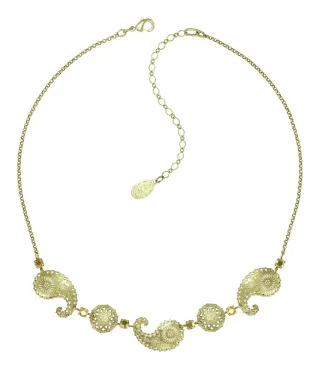 konplott - Halskette - Paisley gold