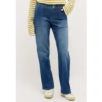 ANGELS Relax-fit-Jeans LIZ WORKER mit großen Vordertaschen und Fade-Out Effekten