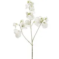 Kunstblume Blütenzweig Wicke, Emerald, Höhe 75 cm, Farbe: Weiß
