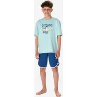 Schiesser Pyjama Nightwear (2 tlg) Schlafanzug, Pyjama Set, Nachtwäsche