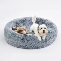 Pisi & Bili Tierbett Tierbett, Hundebett für Große, Mittelgroße, kleine Hunde, Katzenbett, Polyester, flauschig, weich, waschbar, Hundekissen