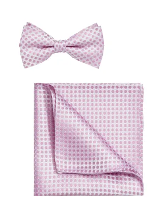 OLYMP - OLYMP Fliege/Einstecktuch Set Mauve - Gr. - OS