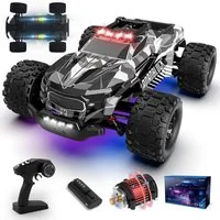 Esun RC-Auto Ferngesteuertes Auto ab 8 9 Jahre, 1:14 RC Drift Car 4WD 30/40 km/h (Set, Komplettset), Buggy mit LED Licht, Fernbedienung Rennenauto Spielzeug